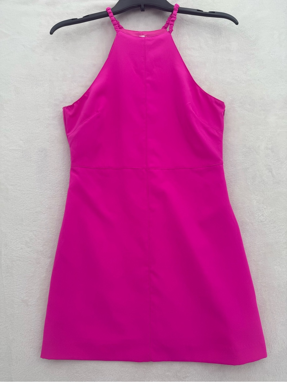 Glam Brand Hot Pink Dress Size Small Halter Neckline Mini Party Dance Birthday